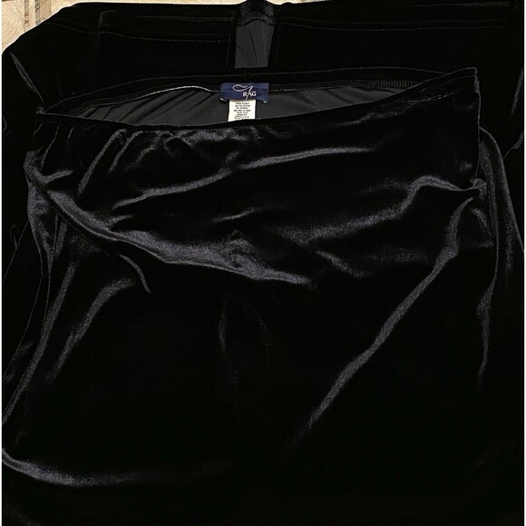 Vintage RAG USA Y2K Velvet Maxi Skirt Womens L Fairy Whimsigoth Grunge Goth Long - Picture 11 of 13